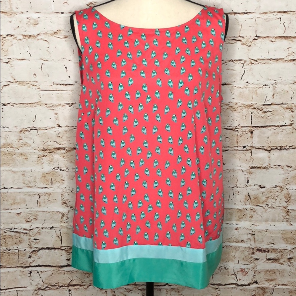 Ann Taylor Loft Lovebirds Tank Top